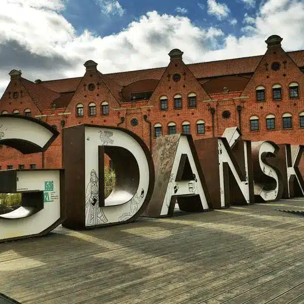 Stare Miasto Gdańsk, Ołowianka napis Gdańsk